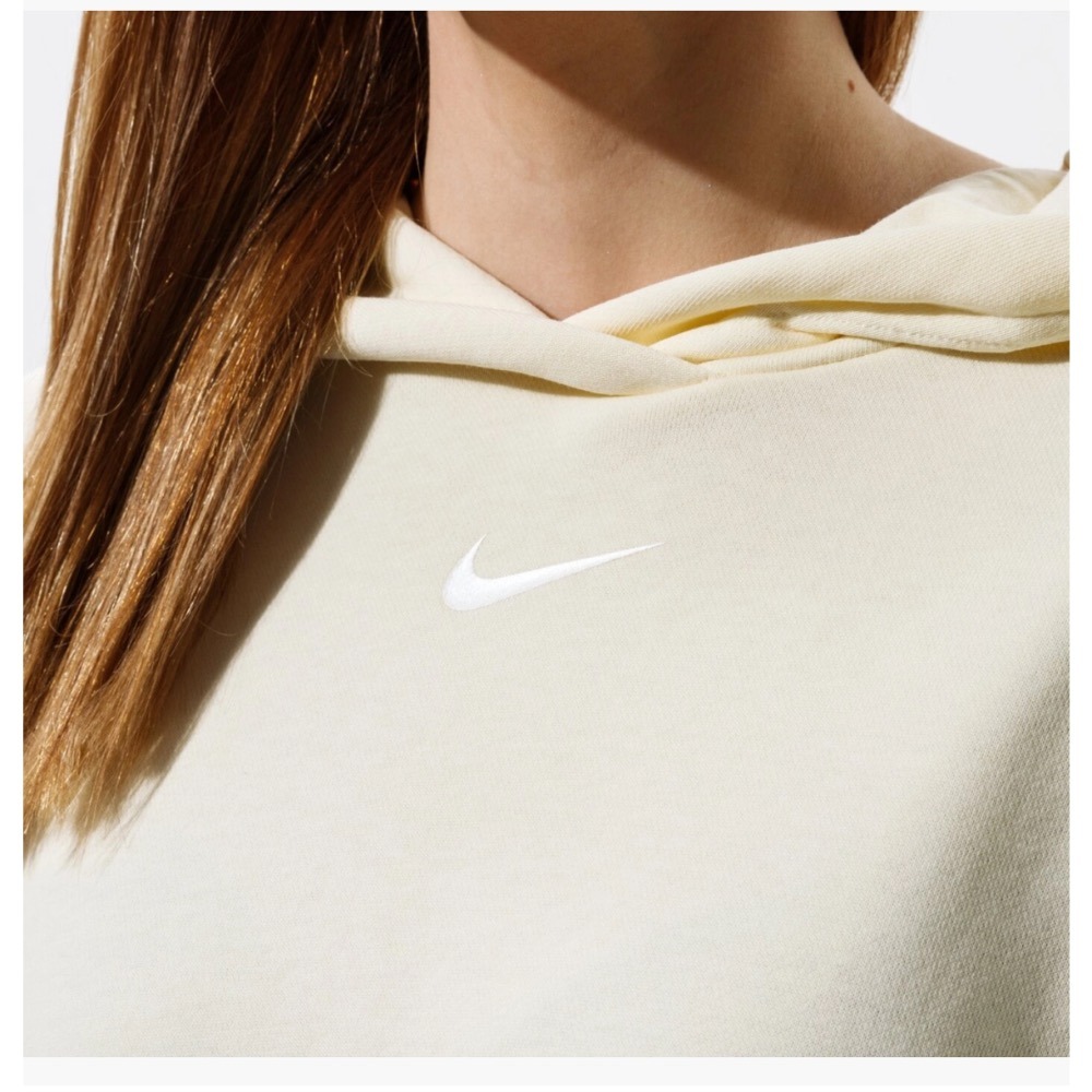 【WS】NIKE NSW ICN CLSH HOODIE FT 女款 運動 休閒 七分袖 帽T CZ9333-133-細節圖3