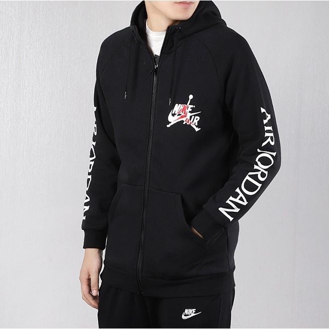 【WS】NIKE JORDAN 刷毛 連帽 運動 外套 刷毛 黑 CK2224-010-細節圖2