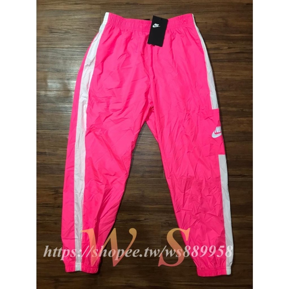 【WS】NIKE AS W NSW PANT 女 風褲 粉 縮口 穿搭 梭織 運動休閒 透氣 CJ7347-639-細節圖5
