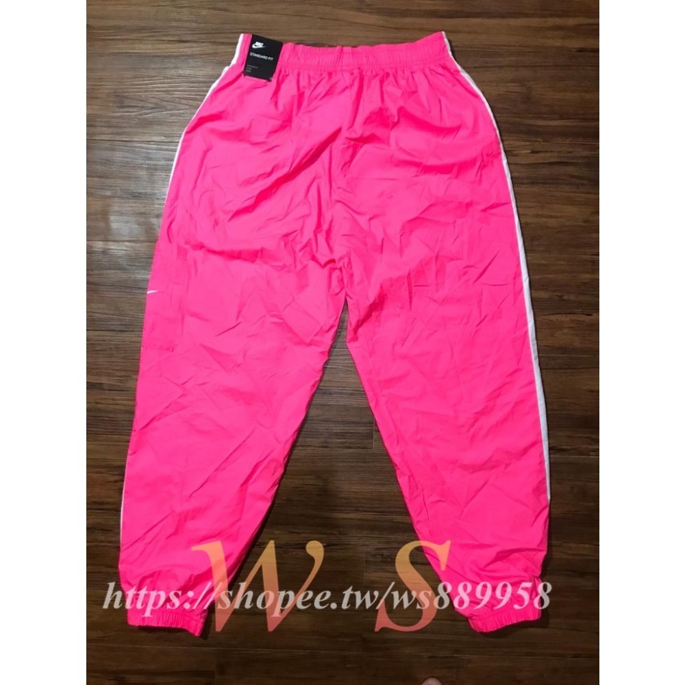 【WS】NIKE AS W NSW PANT 女 風褲 粉 縮口 穿搭 梭織 運動休閒 透氣 CJ7347-639-細節圖6