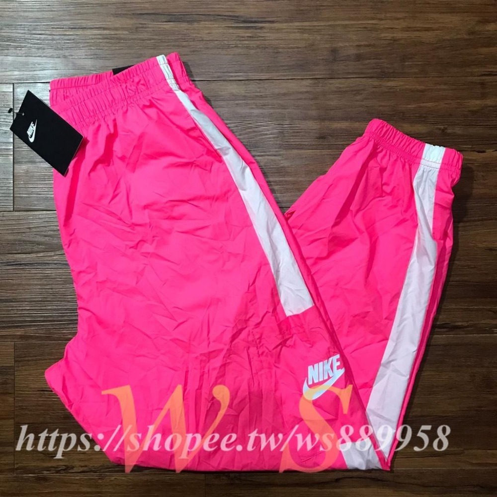 【WS】NIKE AS W NSW PANT 女 風褲 粉 縮口 穿搭 梭織 運動休閒 透氣 CJ7347-639-細節圖7