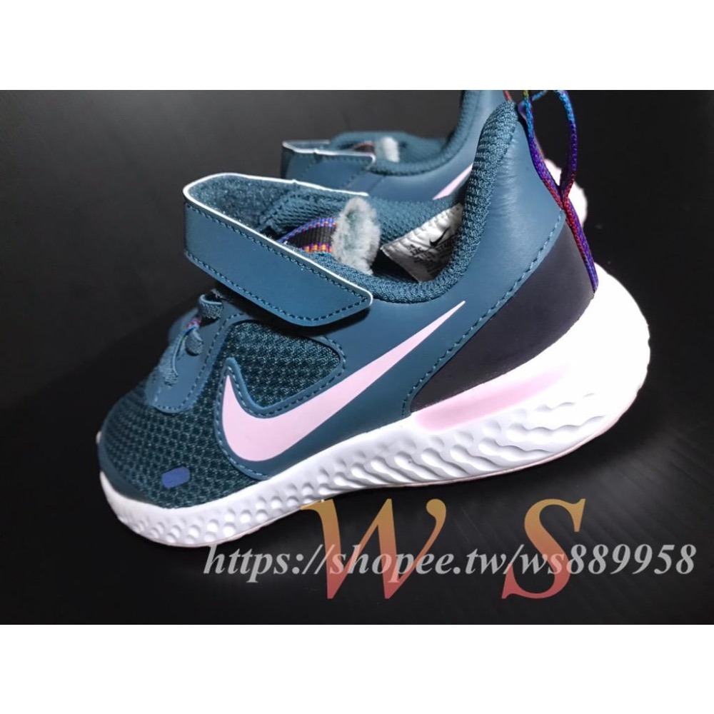 【WS】NIKE REVOLUTION 6 FLYEASE 魔鬼氈 快速綁帶 中童 運動 跑步鞋 CT4029-001-細節圖4