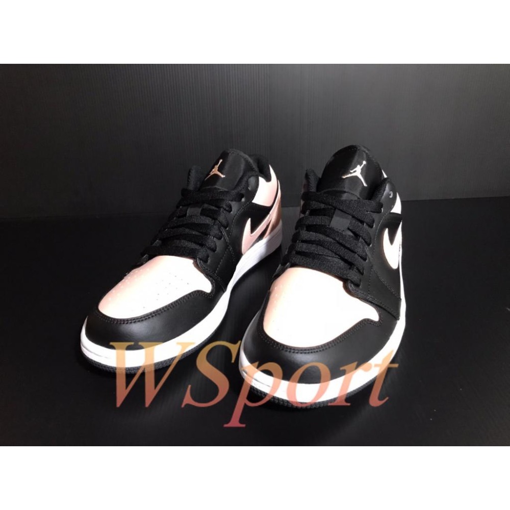 【WS】NIKE AIR JORDAN 1 LOW ＇CRIMSON TINT＇ 男款 黑粉 553558-034-細節圖2