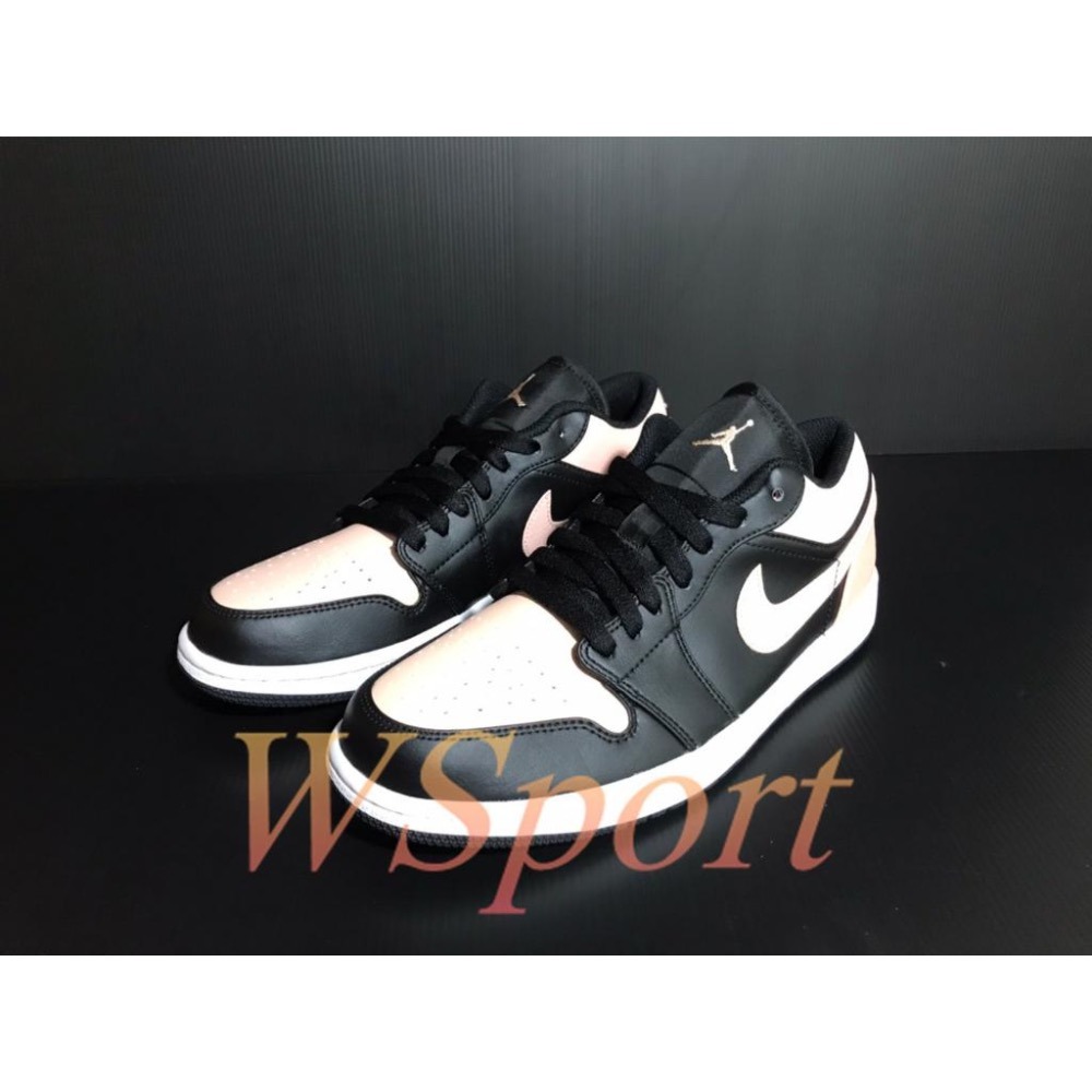 【WS】NIKE AIR JORDAN 1 LOW ＇CRIMSON TINT＇ 男款 黑粉 553558-034-細節圖3