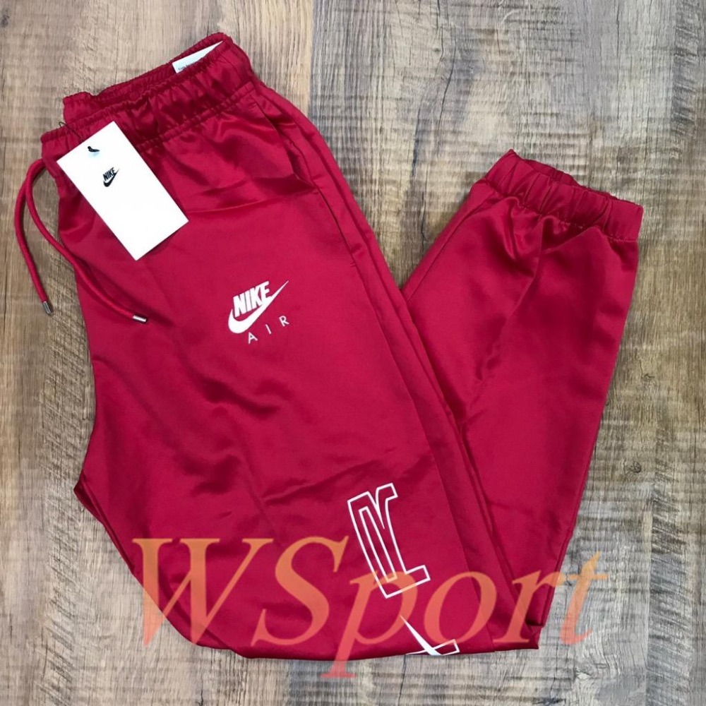 【WS】NIKE NSW AIR WVN MR PNT 女褲 紅 運動 休閒 長褲 縮口褲 DD5426-643-細節圖3