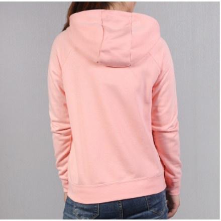 【WS】NIKE ESSNTL HOODIE FZ FLC 連帽外套 帽T 棉質 粉白 女款 BV4123-697-細節圖3