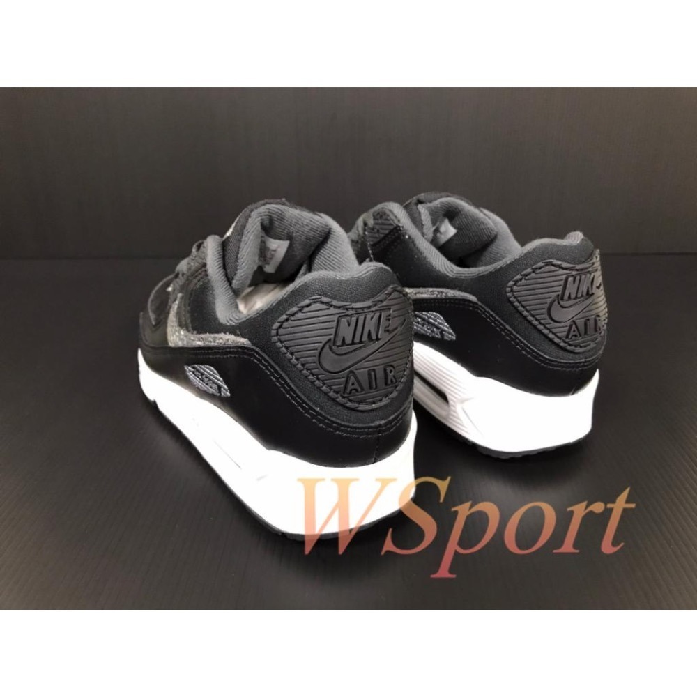 【WS】NIKE W AIR MAX 90 SE 女鞋 黑白 復古 氣墊 慢跑 工作鞋 休閒鞋 DC9445-001-細節圖4
