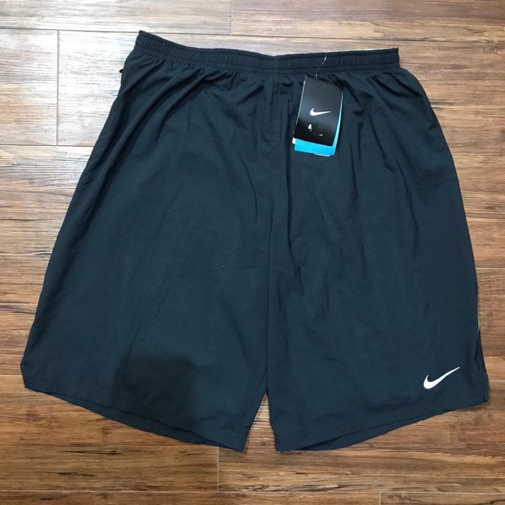 【WS】NIKE AS M RUN 黑綠 男款 跑步 路跑 短褲 健身 訓練 運動褲 含內裡 683284-010-細節圖2
