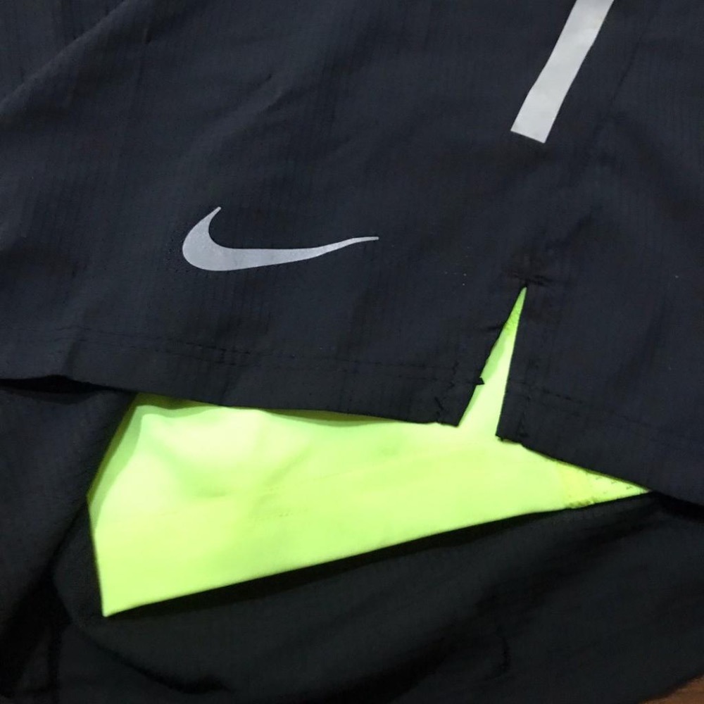 【WS】NIKE AS M RUN 黑綠 男款 跑步 路跑 短褲 健身 訓練 運動褲 含內裡 683284-010-細節圖5