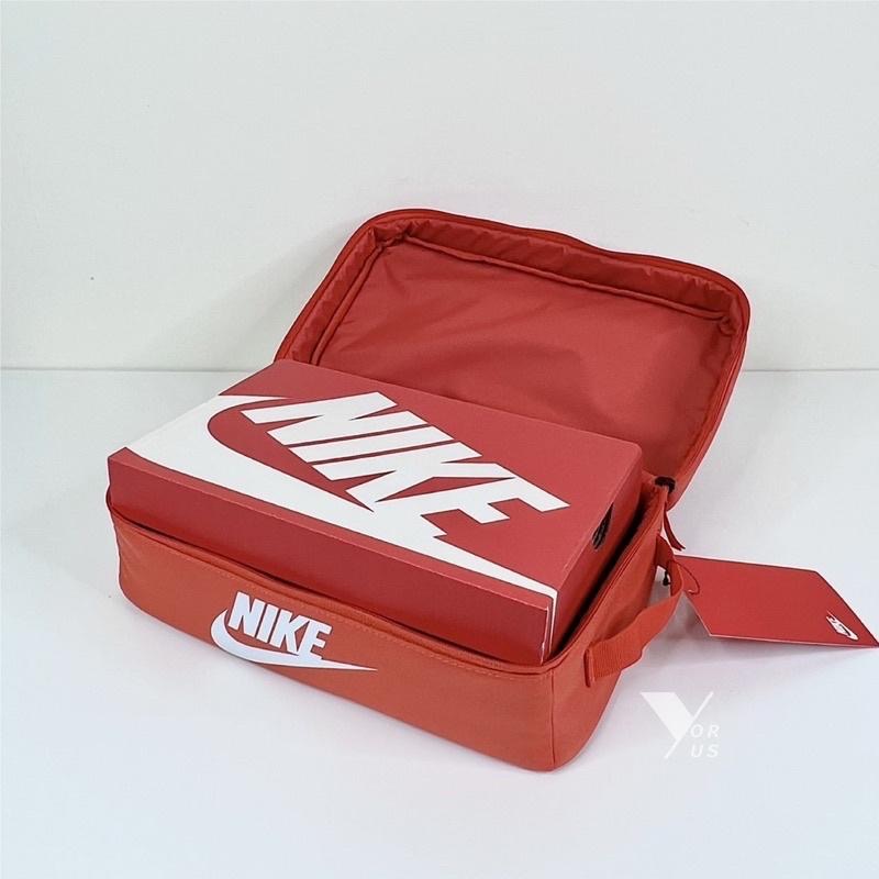 【WS】NIKE SHOE BOX BAG 橘紅 經典鞋盒 鞋袋 手拿包 手提袋 BA6149-810-細節圖5