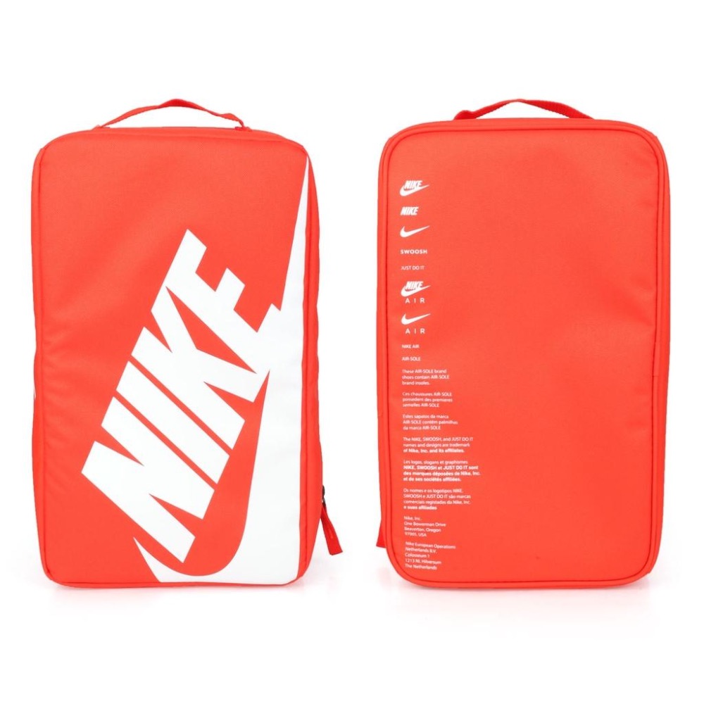 【WS】NIKE SHOE BOX BAG 橘紅 經典鞋盒 鞋袋 手拿包 手提袋 BA6149-810-細節圖6