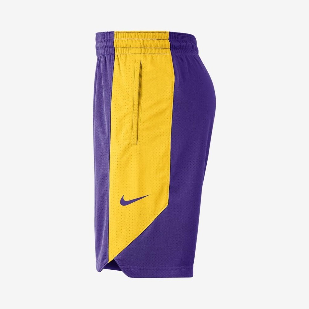 【WS】NIKE LAKERS 洛杉磯湖人 籃球 短褲 紫金大軍 KOBE LBJ AD 籃球褲  AJ5078-504-細節圖7