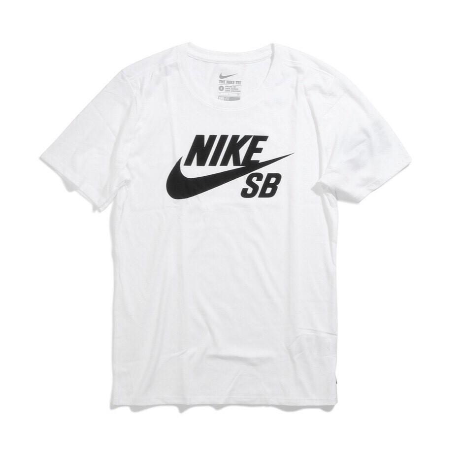 【WS】NIKE SB LOGO TEE 白 男款 運動 休閒 滑板 短T 短袖 上衣 T恤  821947-100-細節圖3