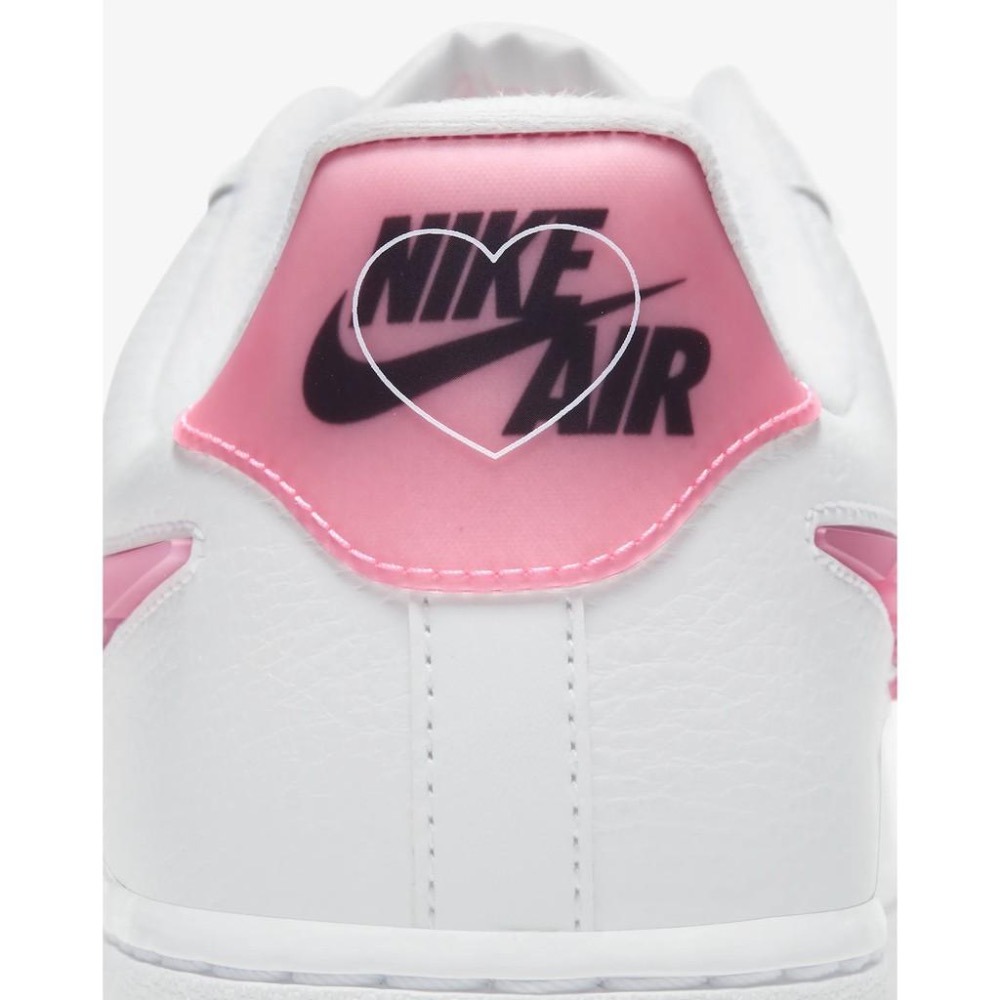 【WS】NIKE AIR FORCE 1 07 SE LOVE 女款 白粉 AF1 情人節限定 CV8482-100-細節圖6