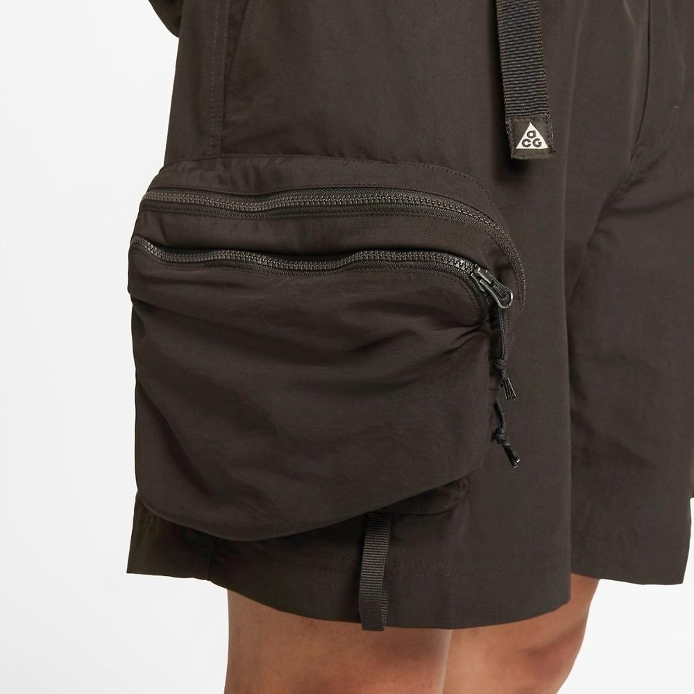 【WS】NIKE ACG 磁釦 工裝 大口袋 工作褲 尼龍短褲 咖啡 DN3946-220-細節圖3