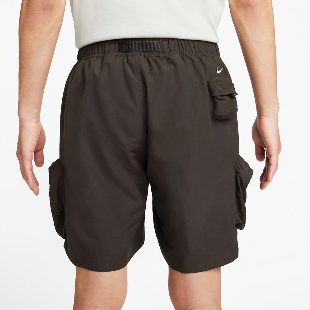 【WS】NIKE ACG 磁釦 工裝 大口袋 工作褲 尼龍短褲 咖啡 DN3946-220-細節圖5