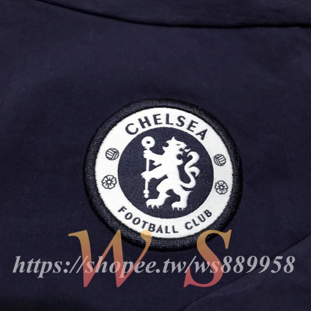 【WS】NIKE FC CHELSEA 主場藍 女款 英超 切爾西 足球外套 半開襟外套 CI9241-498-細節圖4