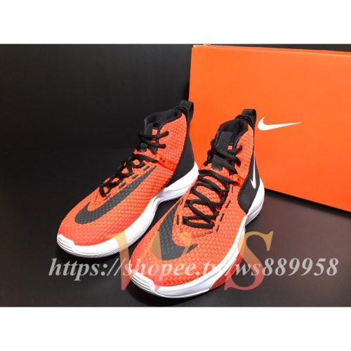 【WS】NIKE ZOOM RIZE TB 黑橘 氣墊 高筒 籃球鞋 BQ5468-800 - WS - iOPEN Mall