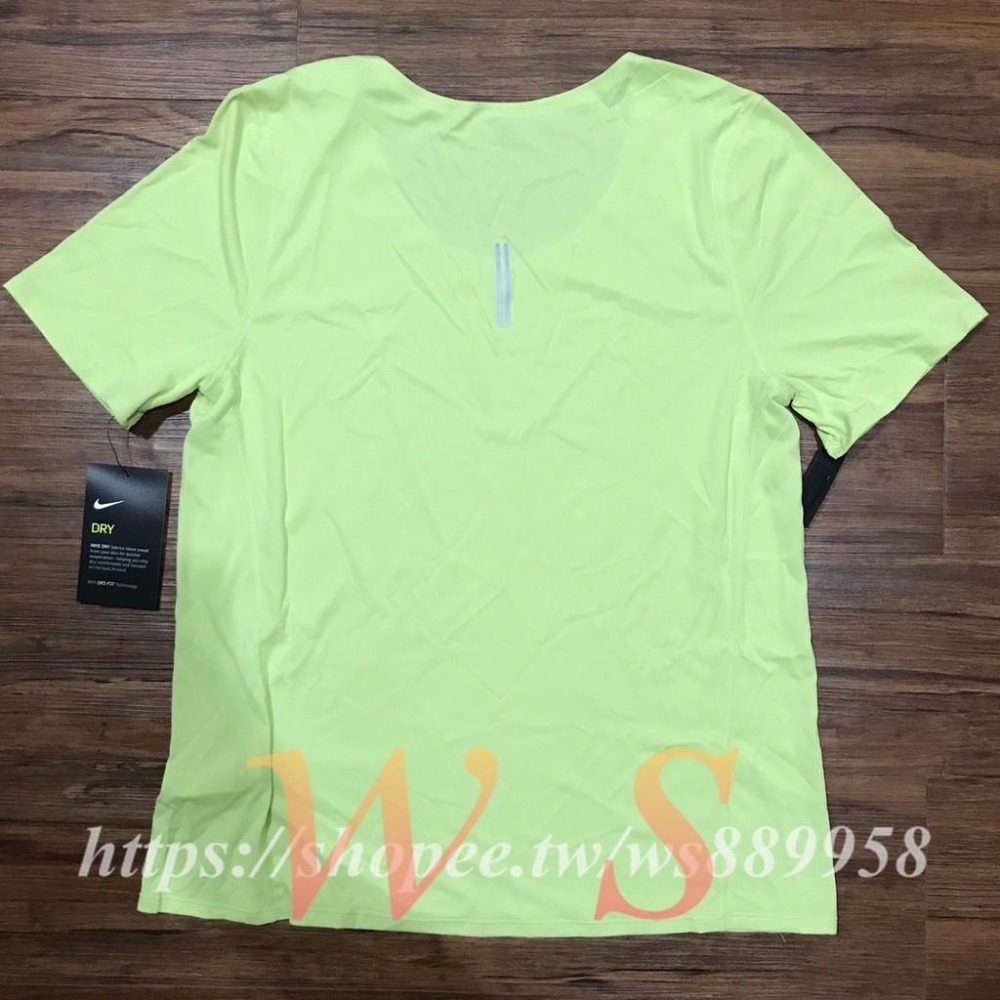 【WS】NIKE City Sleek 女款 U領 透氣 運動 跑步 瑜伽 健身 訓練 短袖 上衣 CJ9445-367-細節圖6