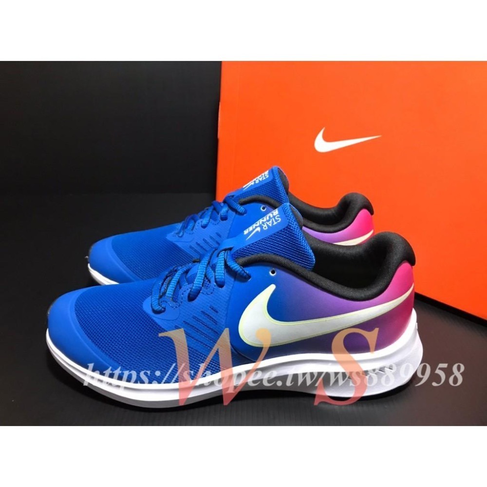 【WS】NIKE STAR RUNNER (GS) 童鞋 漸層 透氣 緩震 運動 跑步 慢跑鞋 CJ2094-400-細節圖3