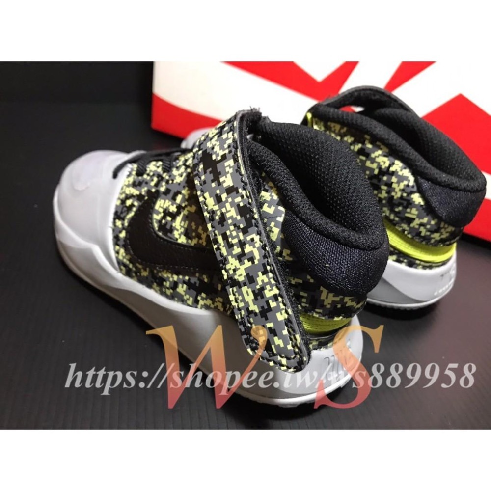 【WS】NIKE AIR TEAMHUSTLE 童鞋 拉鍊 免鞋帶 運動鞋 籃球鞋 球鞋 CU1520-001-細節圖4