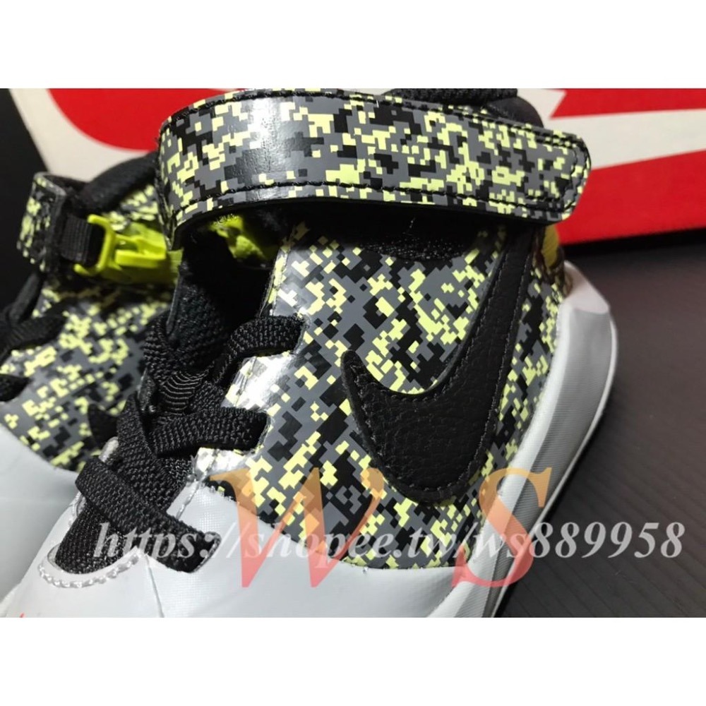 【WS】NIKE AIR TEAMHUSTLE 童鞋 拉鍊 免鞋帶 運動鞋 籃球鞋 球鞋 CU1520-001-細節圖6