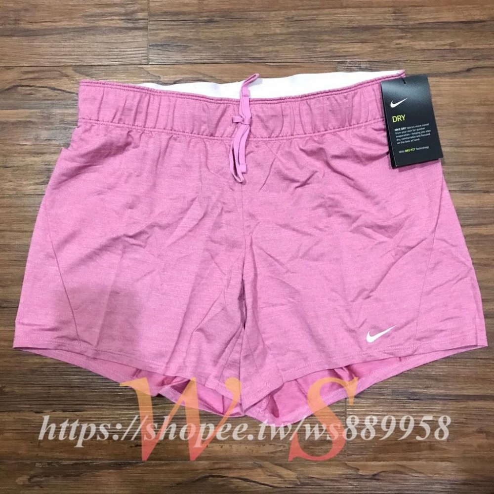 【WS】 NIKE DRY 女款 運動短褲 跑步 訓練 瑜珈 排汗 粉 CJ2300-693-細節圖4