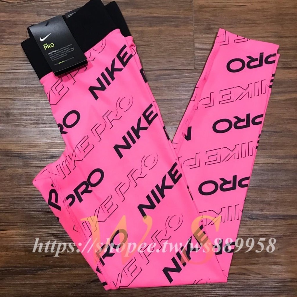 【WS】 NIKE PRO DRY 粉 女款 訓練 緊身褲 內搭褲 運動長褲 CJ3585-679-細節圖7