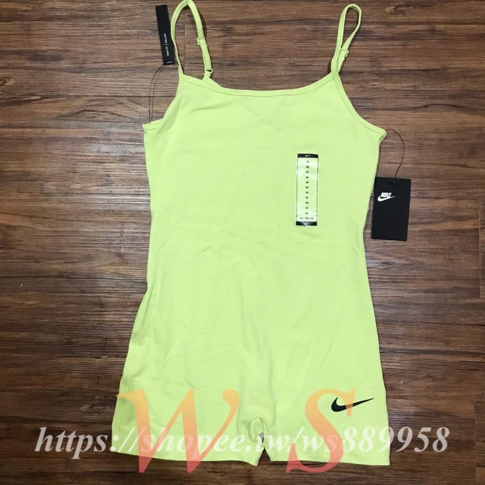 【WS】NIKE AS W NSW 螢光 女款 運動 休閒 細肩帶 連身套裝 CT4834-367-細節圖2
