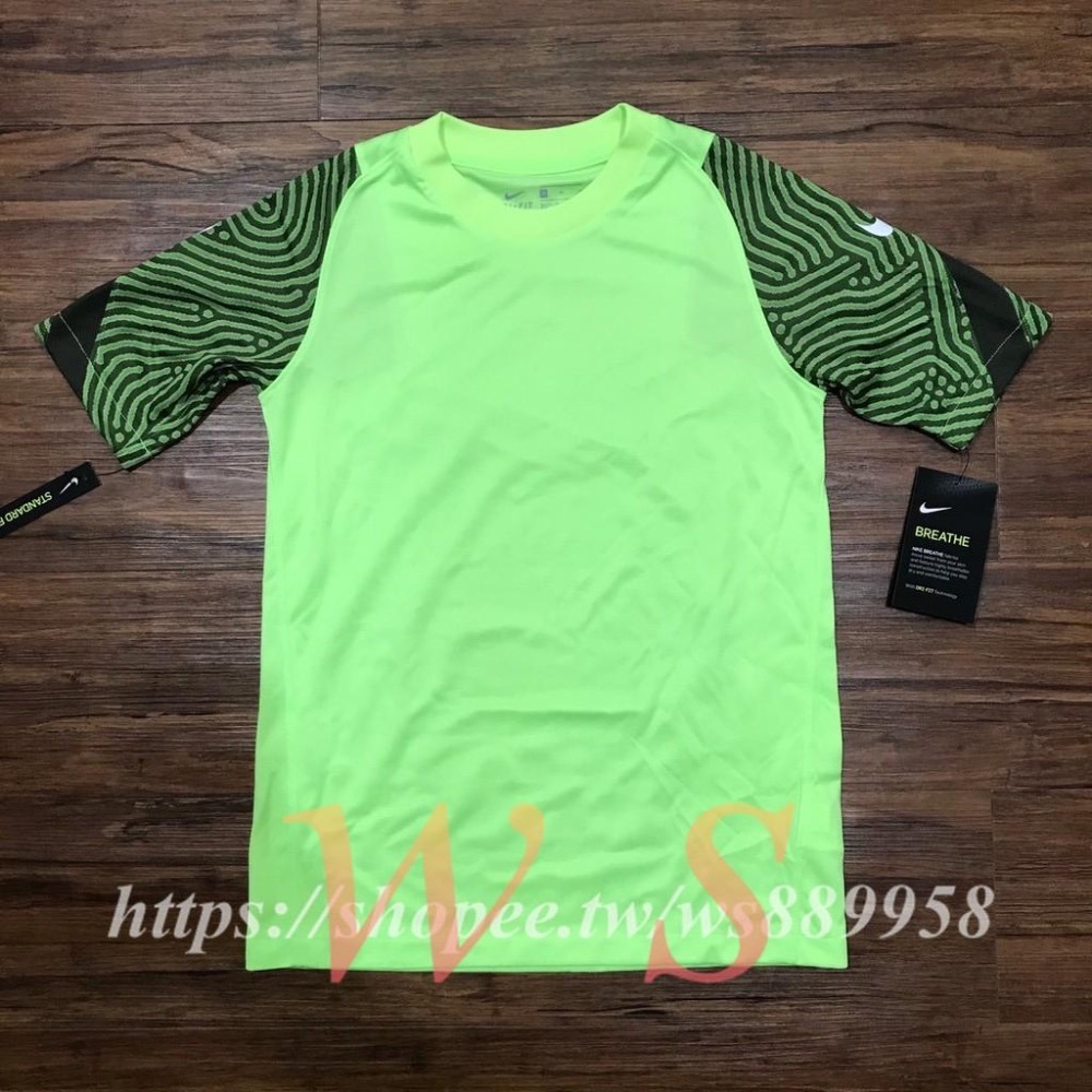 【WS】NIKE Breathe Strike 童裝 足球 快乾 排汗 螢光 BV9458-358-細節圖4