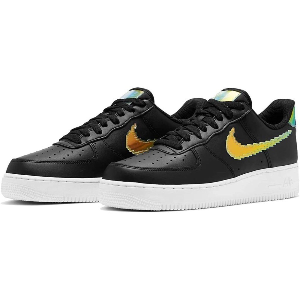 【WS】NIKE AIR FORCE 1 07 LV8 AF1 雷射 黑白 像素 復古 休閒鞋 CV1699-002-細節圖6