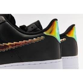 【WS】NIKE AIR FORCE 1 07 LV8 AF1 雷射 黑白 像素 復古 休閒鞋 CV1699-002-細節圖7