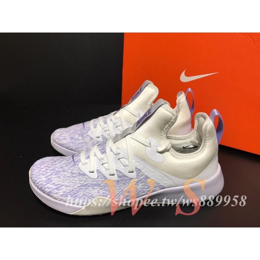 【WS】NIKE Foundation Elite TR 女鞋 訓練鞋 跑步 健身 灰紫 AJ8154-100-細節圖2