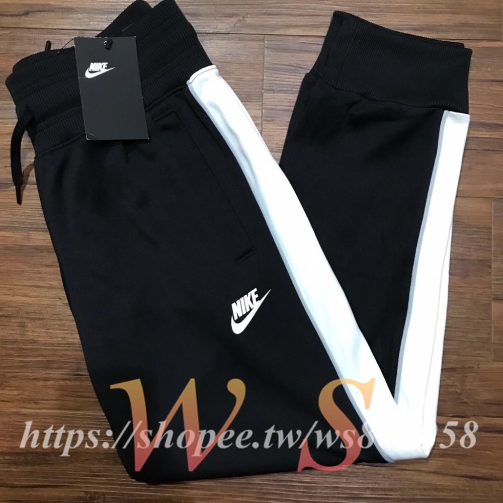 【WS】 NIKE NSW HERITAGE PANT 童裝 黑 運動棉長褲 CJ6944-010-細節圖3