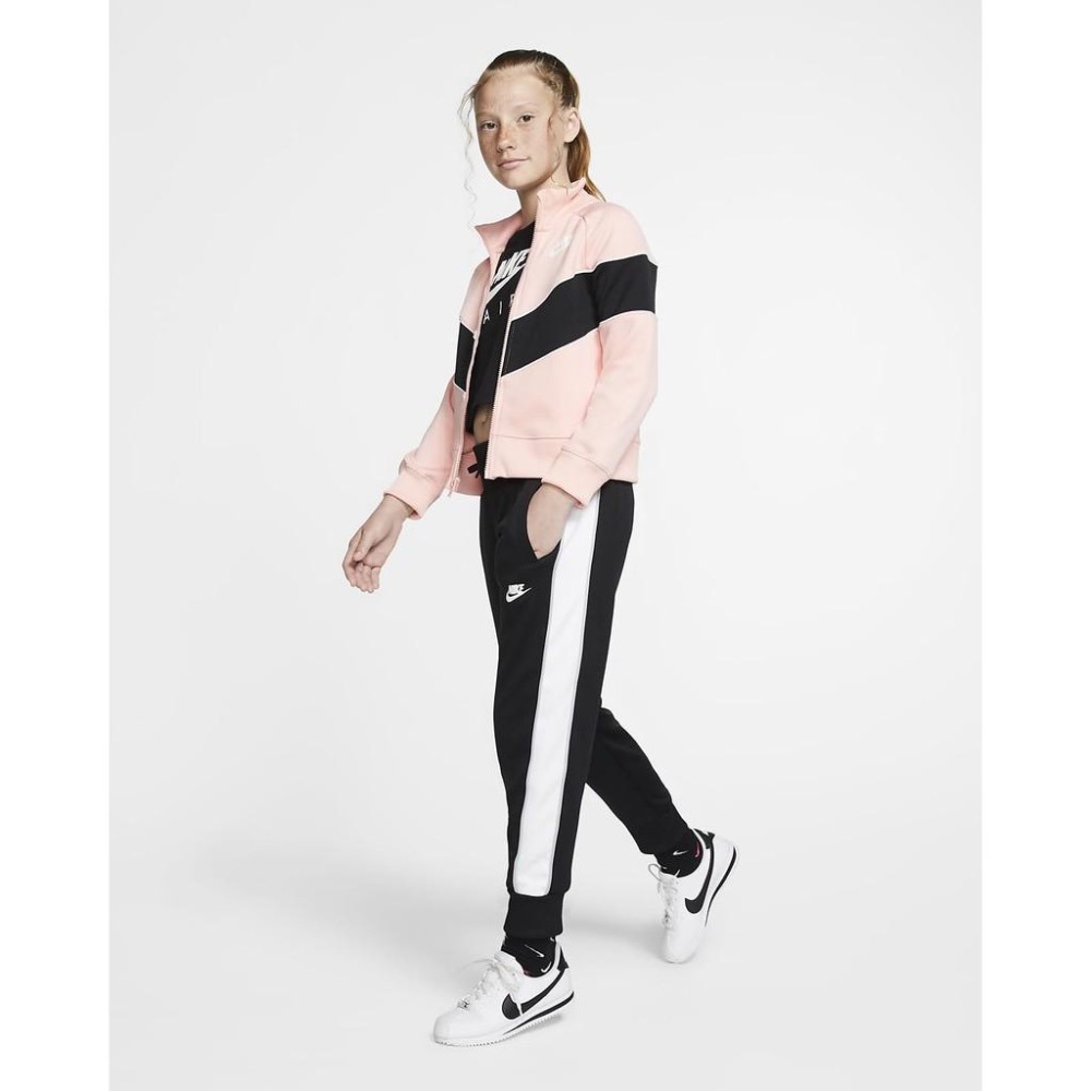 【WS】 NIKE NSW HERITAGE PANT 童裝 黑 運動棉長褲 CJ6944-010-細節圖4