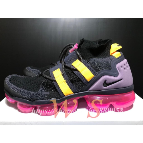 【WS】NIKE AIR Vapormax Flyknit Utility 全氣墊 黑紫 跑步鞋 AH6834-006