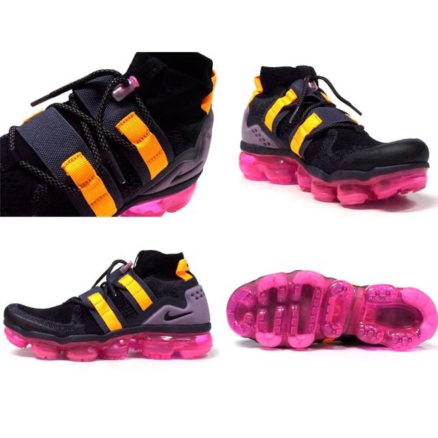 【WS】NIKE AIR Vapormax Flyknit Utility 全氣墊 黑紫 跑步鞋 AH6834-006-細節圖4