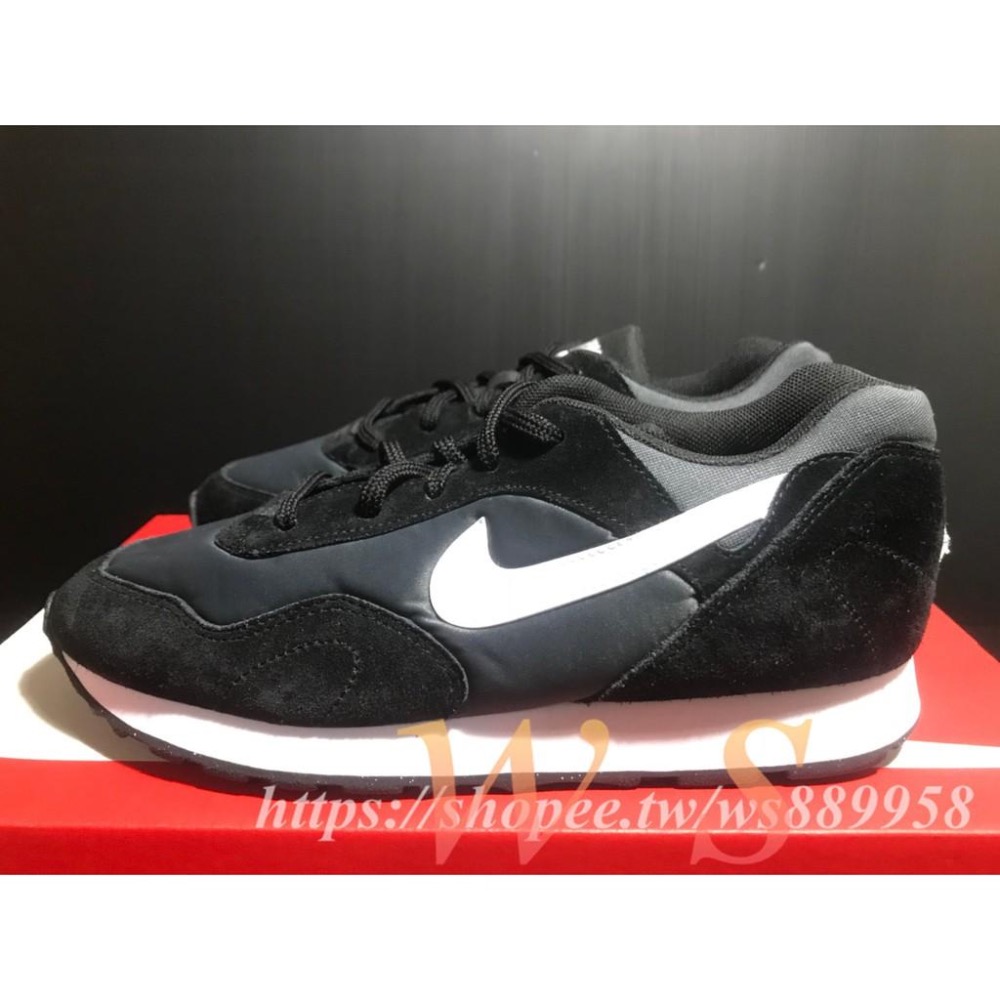 【WS】NIKE WMNS Outburst Trainers 女 復古鞋 休閒鞋 黑白 AO1069-001-細節圖2