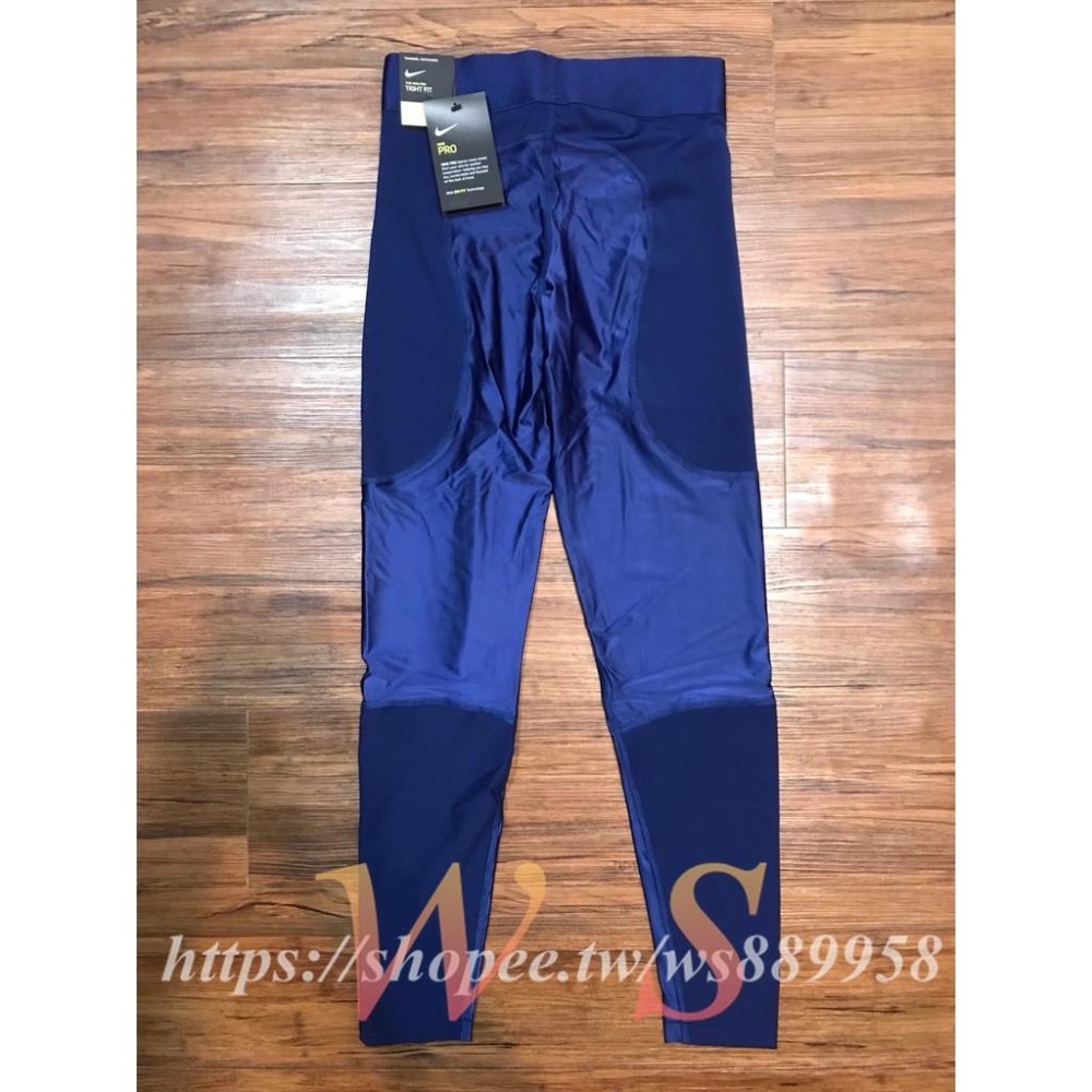 【WS】 NIKE 藍紫 內搭 跑步 訓練 運動長褲 女 AO9997-492-細節圖2