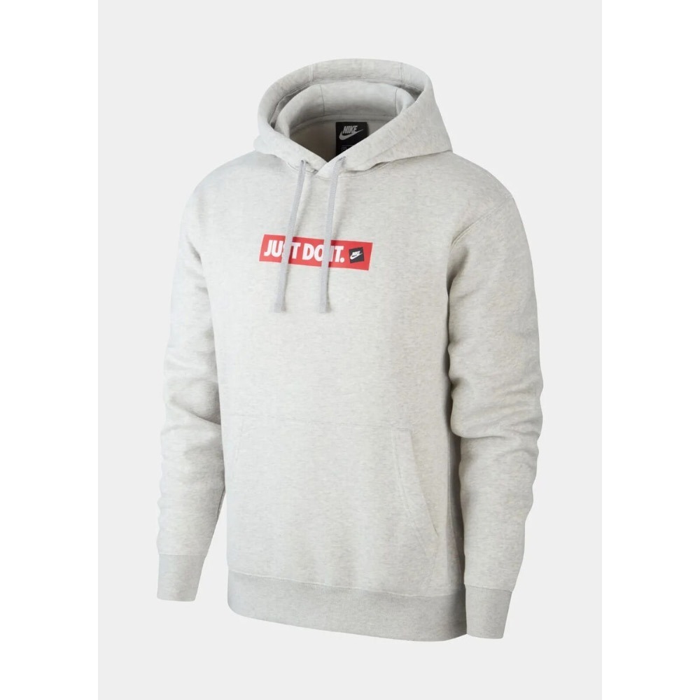 【WS】NIKE NSW JDI BOX LOGO 灰 連帽長袖 帽T 台灣未發 BV5095-050-細節圖4