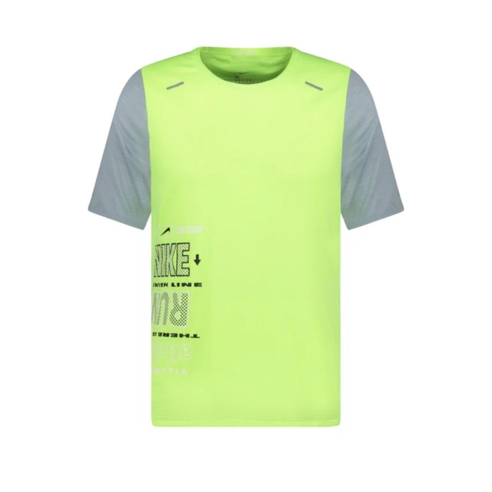 【WS】NIKE WILD RUN RISE 365 TOP 男款 螢光 慢跑 排汗 透氣 短T CK0678-358-細節圖6