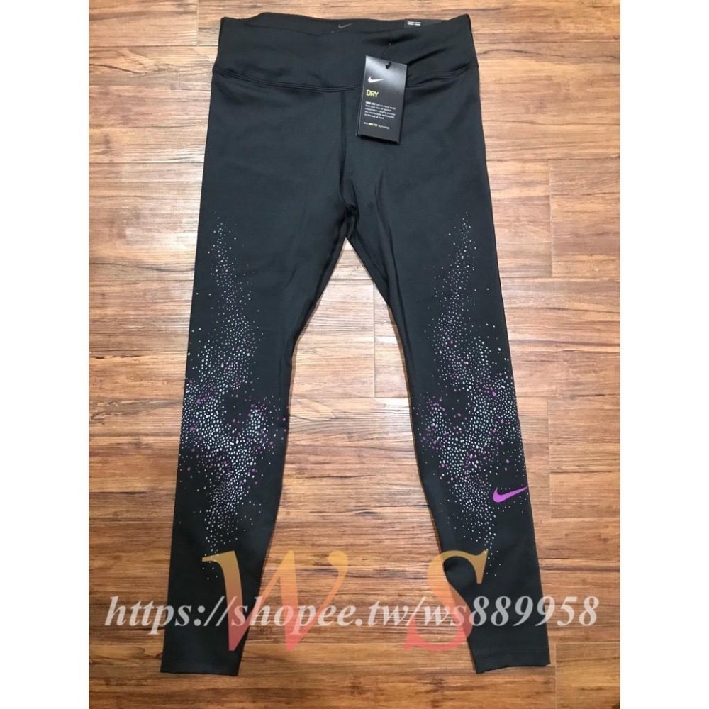 【WS】NIKE TRAINING 訓練 緊身褲 內搭褲 女裝 黑白 BV4716-010-細節圖9
