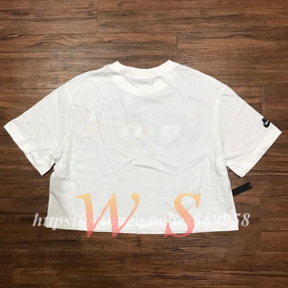 【WS】NIKE W FLAG GRAPHIC CROP 女款 白 萬國旗 休閒短T 運動 CJ3224-100-細節圖7