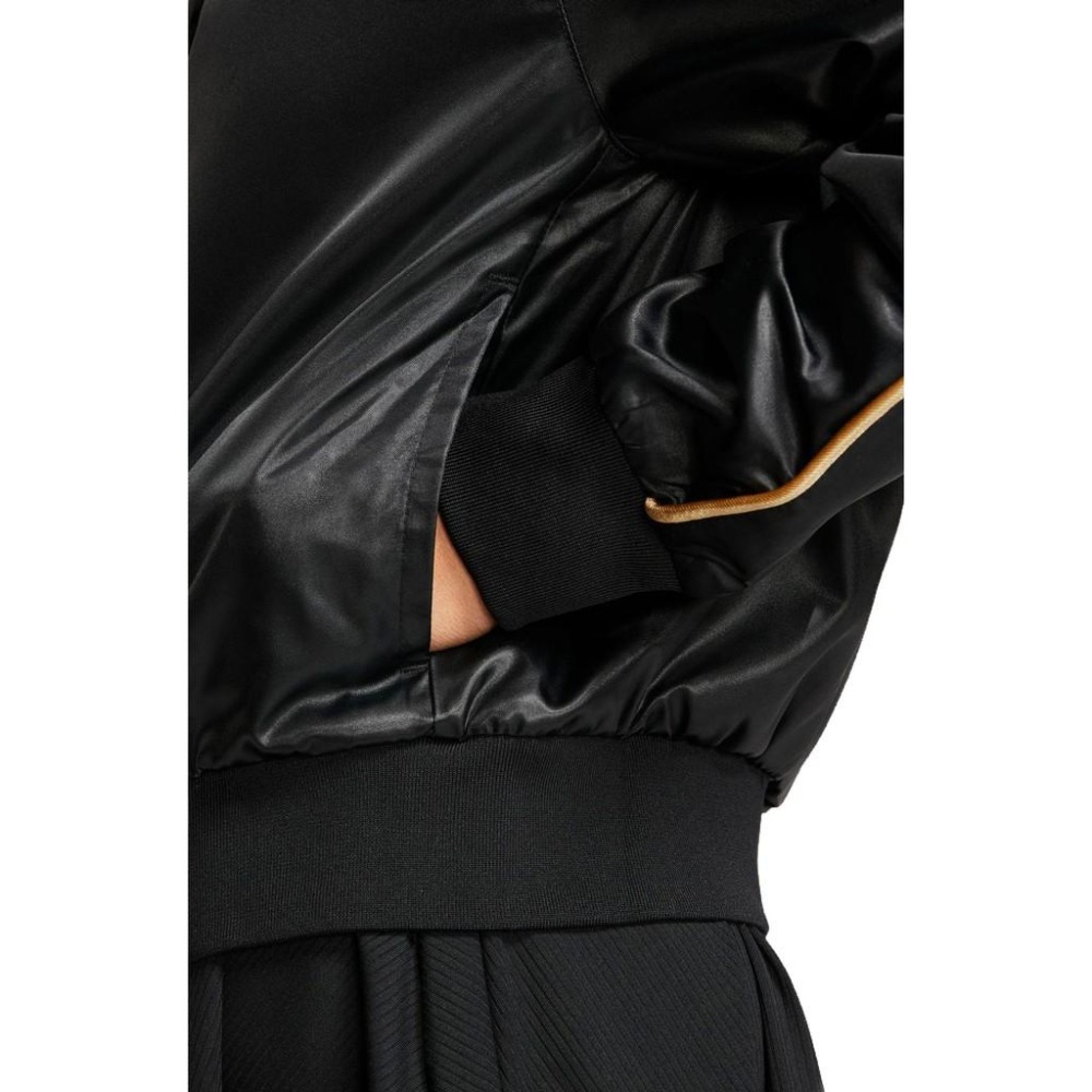 【WS】NIKE GIRL NSW WC DI Jacket 刺繡 黑 夾克 女童 外套 BV2748-010-細節圖3