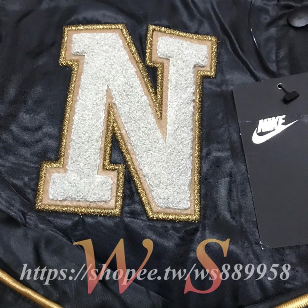 【WS】NIKE GIRL NSW WC DI Jacket 刺繡 黑 夾克 女童 外套 BV2748-010-細節圖7