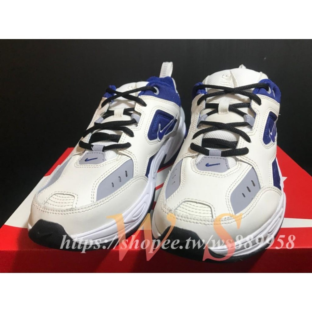 【WS】 NIKE M2K TEKNO 米白 黑藍 老爹鞋 休閒男鞋 AV4789-103-細節圖2