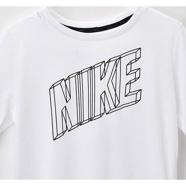 【WS】NIKE Breathe TOP 童裝 白 基本款 大LOGO BV3804-100-細節圖5