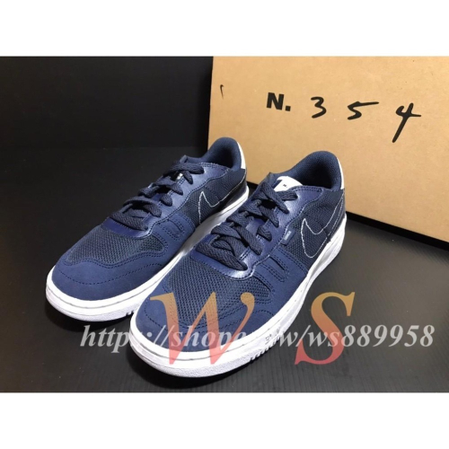 【WS】NIKE SQUASH TYPE (GS) 藍 童鞋 運動休閒 滑板鞋 板鞋 帆布鞋 CJ4119-400