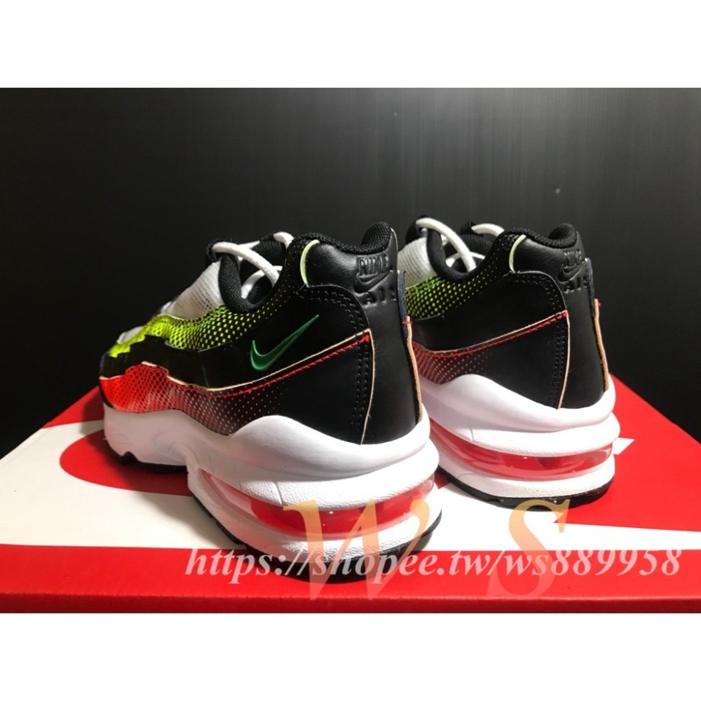 【WS】 NIKE AIR MAX 95 RF (GS) 炫彩 童鞋 氣墊 跑步 增高鞋 AV5138-001-細節圖4