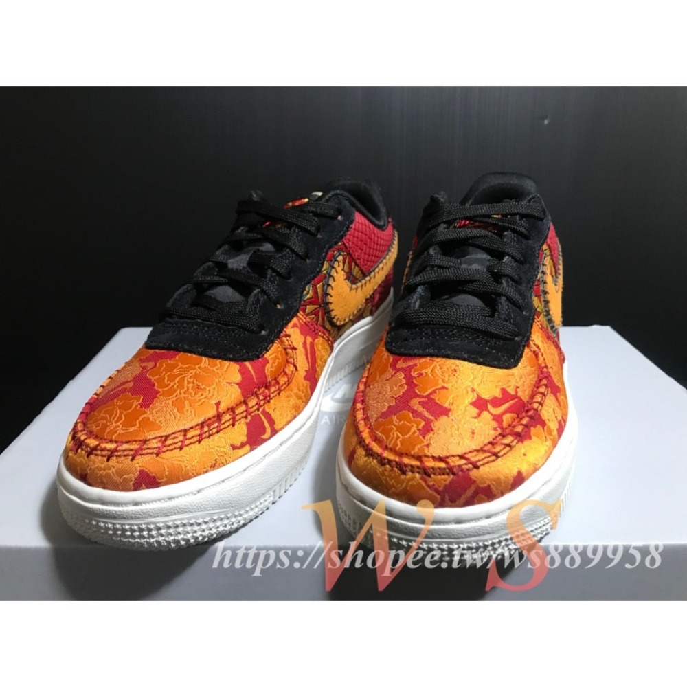 【WS】 NIKE AIR FORCE 1 ＇07 PRM CNY 中國年 新年配色 刺繡 妝容 AV5167-600-細節圖2